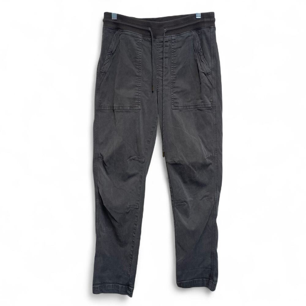Faherty Traveler Pants Womens Size XS Gray Casual Utility Drawstring